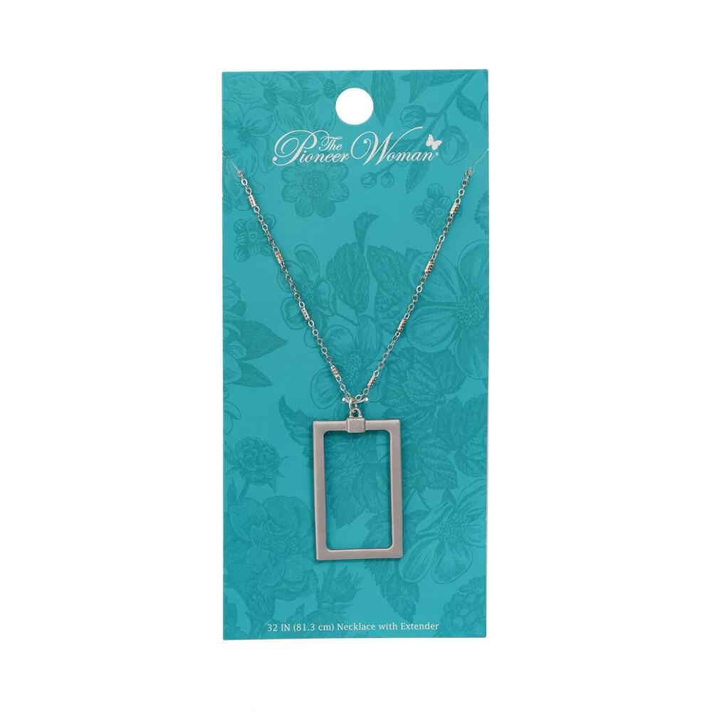 2-Pack The Pioneer Woman Long Pendant Necklaces - Gold and Silver - Picture 6 of 10